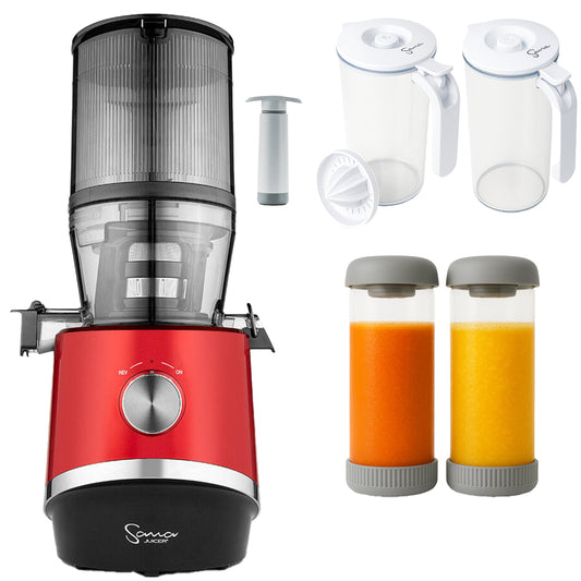 Wyciskarka Sana 878 podajnik 2L -Promocja 2 x Pojemnik +2 x Butelka